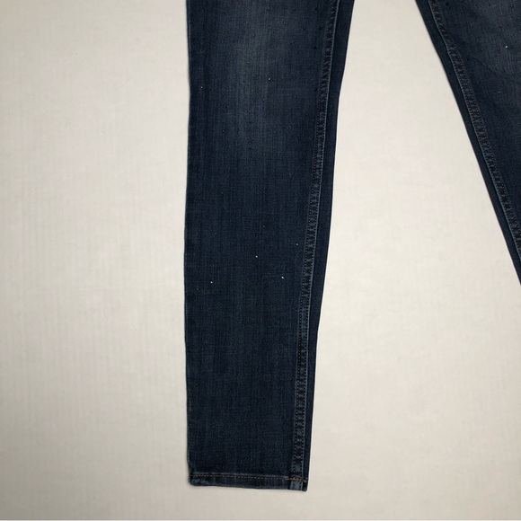 ⭐️NEW⭐️SPARKLES ✨White House Black Market (WHBM) The Skinny Ankle Blue Jeans - Picture 6 of 11